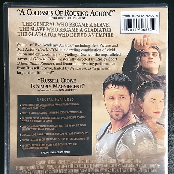 Gladiator, Factory Sealed DVD - Picture 3 of 8